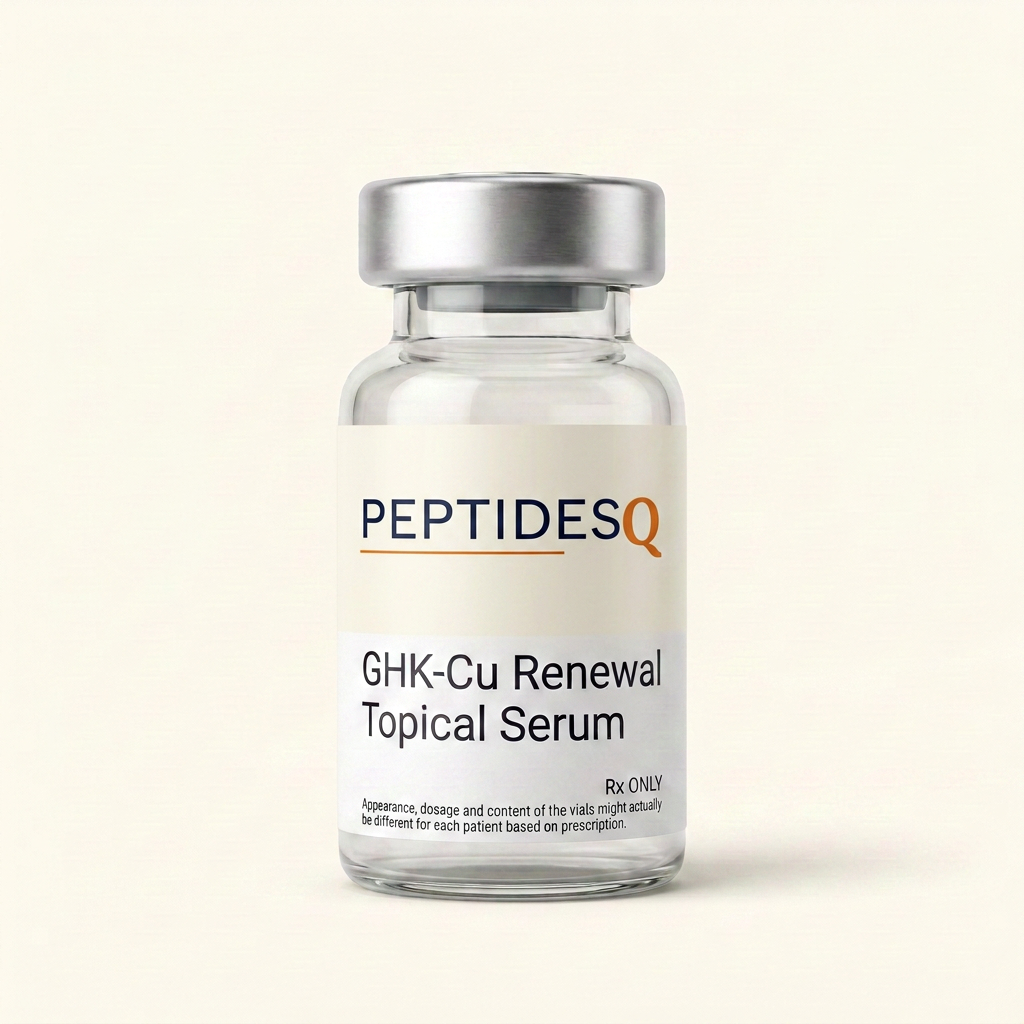 Skincare peptide vial